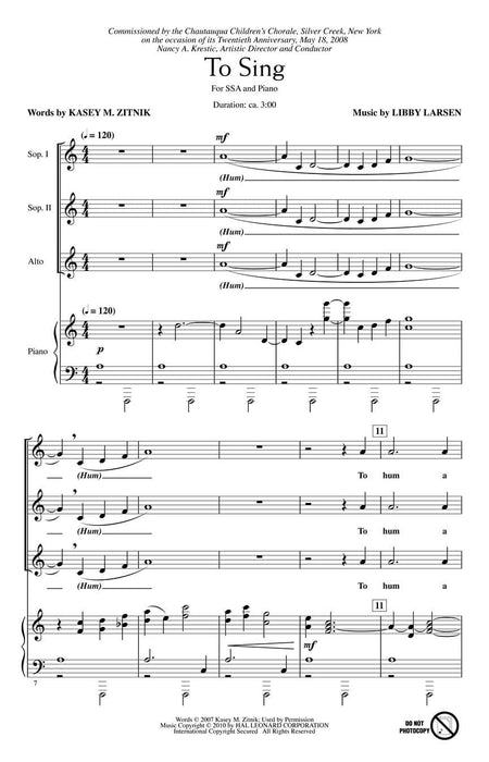 To Sing | 小雅音樂 Hsiaoya Music