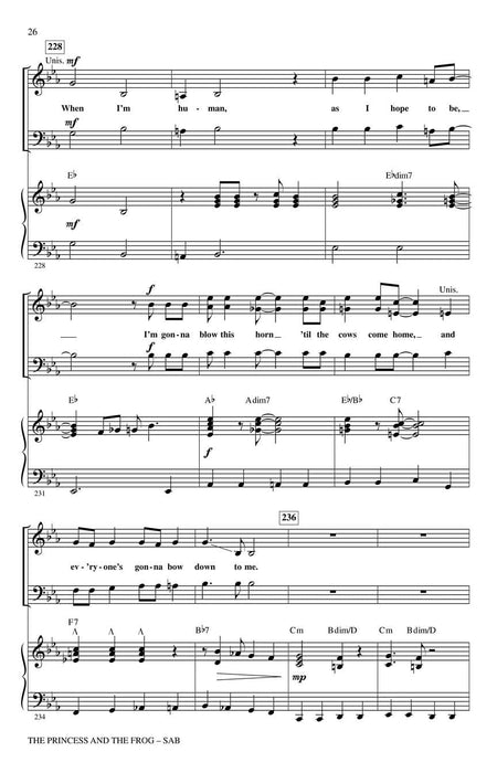 The Princess and the Frog (Choral Medley) 合唱 組合曲 | 小雅音樂 Hsiaoya Music