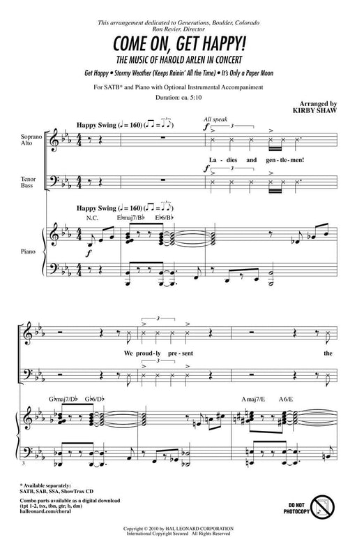 Come On, Get Happy! The Music of Harold Arlen in Concert | 小雅音樂 Hsiaoya Music