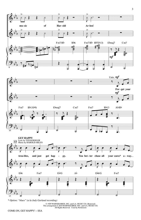 Come On, Get Happy! The Music of Harold Arlen in Concert | 小雅音樂 Hsiaoya Music