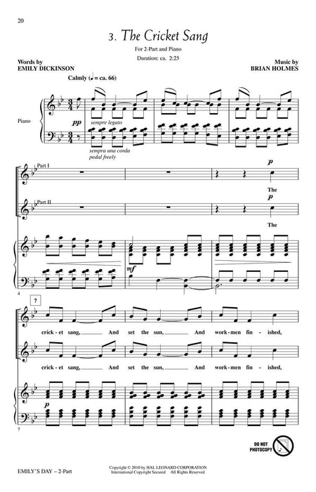 Emily's Day (Choral Collection) 合唱 | 小雅音樂 Hsiaoya Music