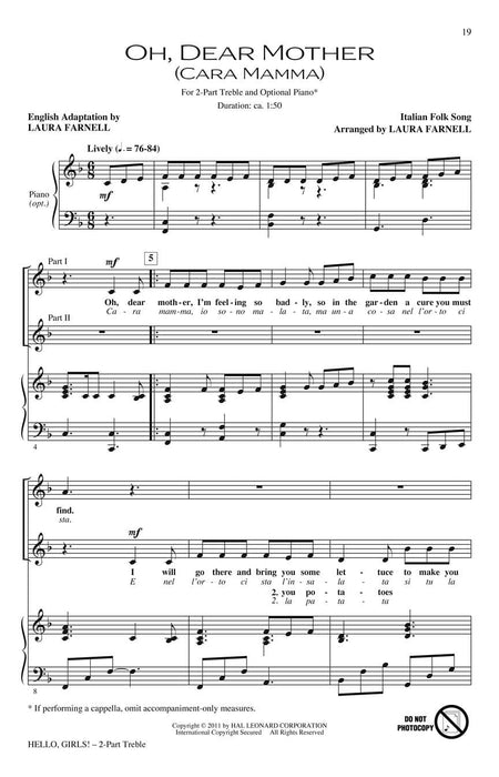 Hello, Girls! Five Songs for Treble Chorus 合唱 | 小雅音樂 Hsiaoya Music