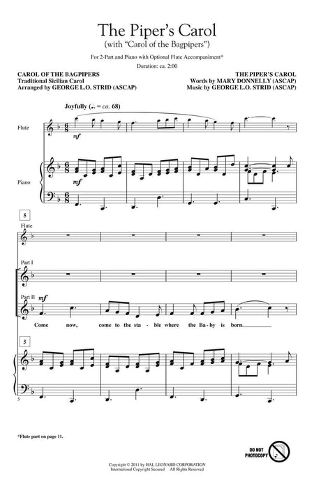 The Piper's Carol 耶誕頌歌 | 小雅音樂 Hsiaoya Music