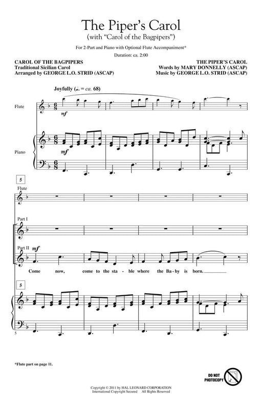 The Piper's Carol 耶誕頌歌 | 小雅音樂 Hsiaoya Music