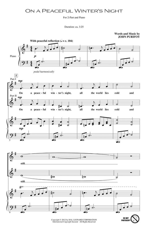 On a Peaceful Winter's Night | 小雅音樂 Hsiaoya Music