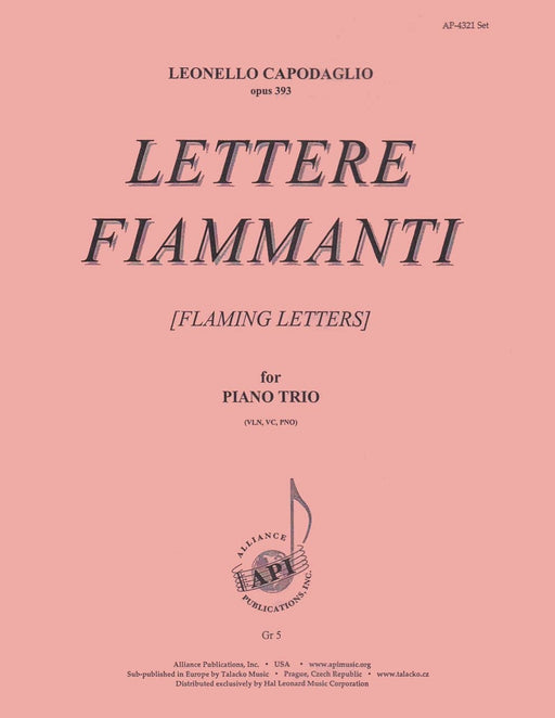 Lettere Flammanti Violin, Cello, Piano 小提琴 大提琴 鋼琴 | 小雅音樂 Hsiaoya Music