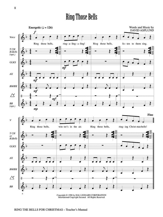 Ring the Bells for Christmas (Holiday Collection for Voices and Orff Instruments) 鐘 奧福 | 小雅音樂 Hsiaoya Music