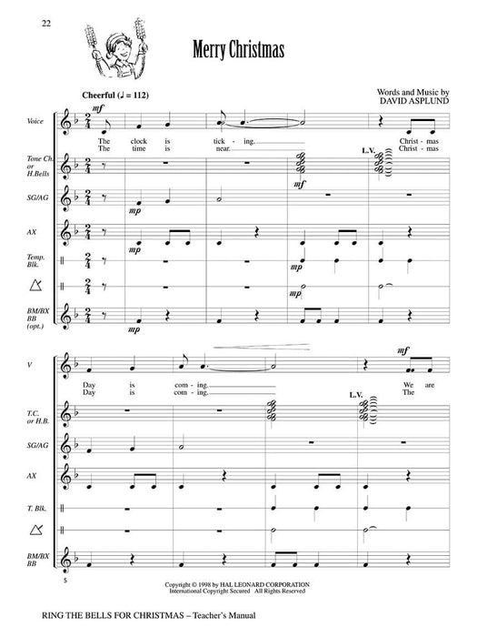 Ring the Bells for Christmas (Holiday Collection for Voices and Orff Instruments) 鐘 奧福 | 小雅音樂 Hsiaoya Music