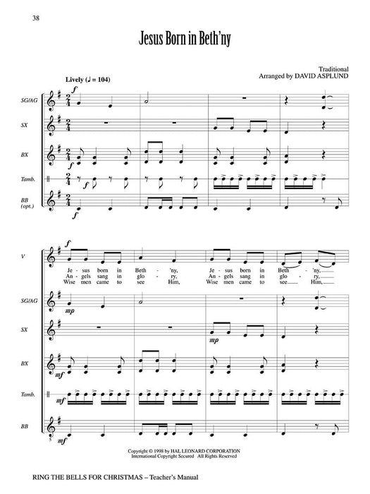 Ring the Bells for Christmas (Holiday Collection for Voices and Orff Instruments) 鐘 奧福 | 小雅音樂 Hsiaoya Music