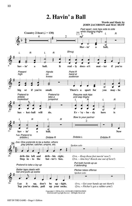 Get in the Game (Musical) A Sports Musical for Young Voices | 小雅音樂 Hsiaoya Music