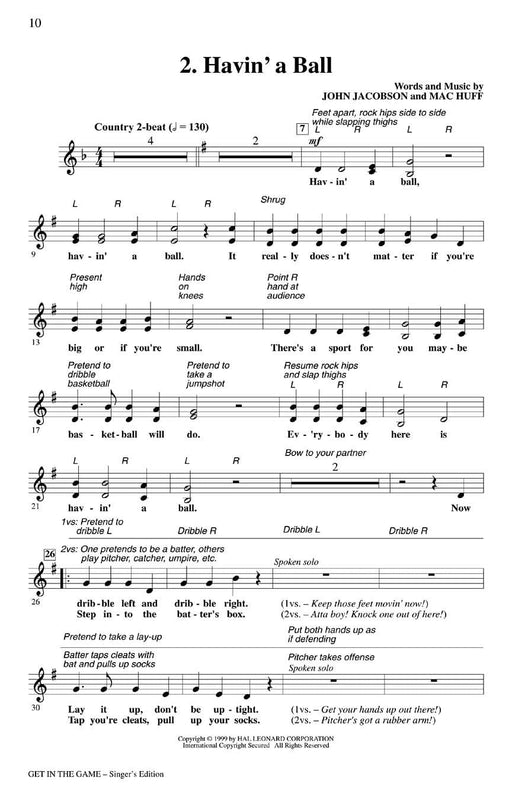 Get in the Game (Musical) A Sports Musical for Young Voices | 小雅音樂 Hsiaoya Music