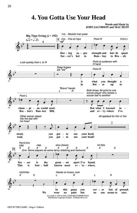 Get in the Game (Musical) A Sports Musical for Young Voices | 小雅音樂 Hsiaoya Music