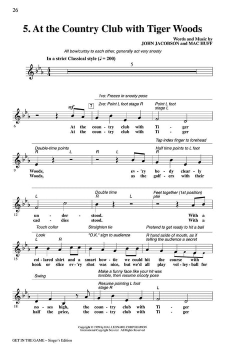 Get in the Game (Musical) A Sports Musical for Young Voices | 小雅音樂 Hsiaoya Music