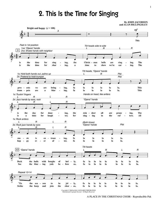 A Place in the Christmas Choir (Musical) A Holiday Musical for Young Voices | 小雅音樂 Hsiaoya Music