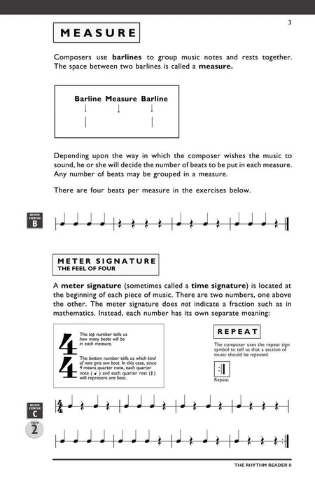 The Rhythm Reader II (A Practical Rhythm Reading Course) 節奏 節奏 | 小雅音樂 Hsiaoya Music