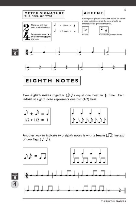 The Rhythm Reader II (A Practical Rhythm Reading Course) 節奏 節奏 | 小雅音樂 Hsiaoya Music