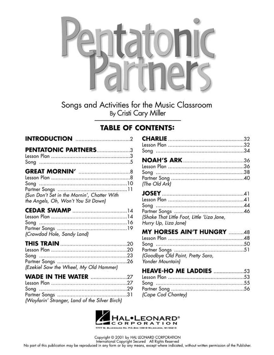 Pentatonic Partners (A Collection of Songs and Activities) | 小雅音樂 Hsiaoya Music