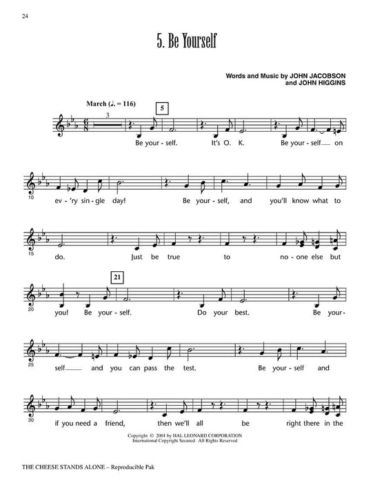 The Cheese Stands Alone (Musical) A Musical About Standing Up For What You Believe In | 小雅音樂 Hsiaoya Music