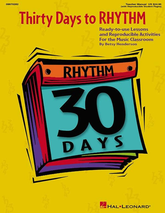 Thirty Days to Rhythm Teacher's Manual 節奏 | 小雅音樂 Hsiaoya Music