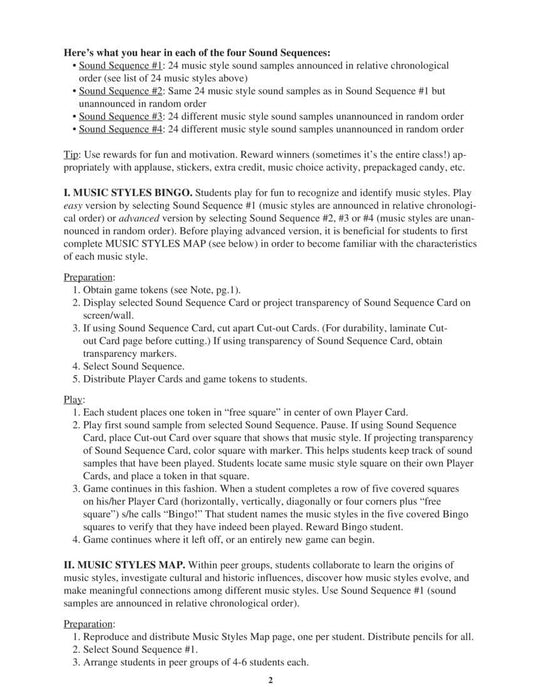 Music Styles Bingo | 小雅音樂 Hsiaoya Music