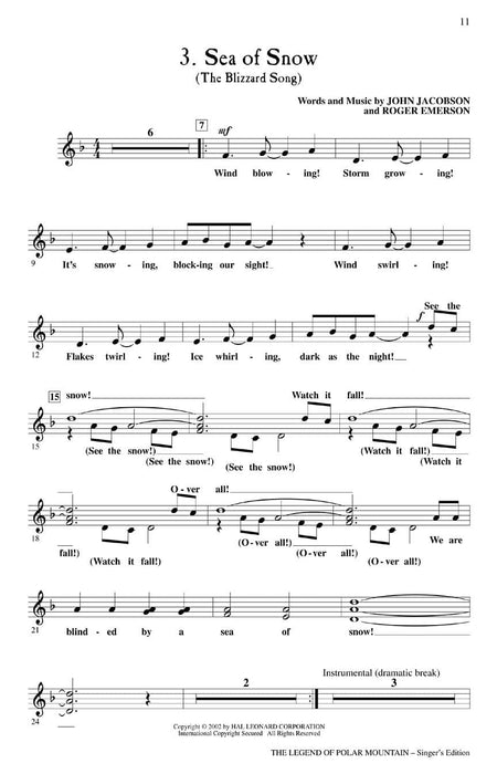 The Legend of Polar Mountain (Winter Musical) Teacher Edition 傳奇曲 | 小雅音樂 Hsiaoya Music