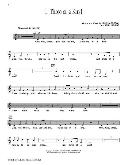 Three of a Kind (Musical) Teacher Edition | 小雅音樂 Hsiaoya Music