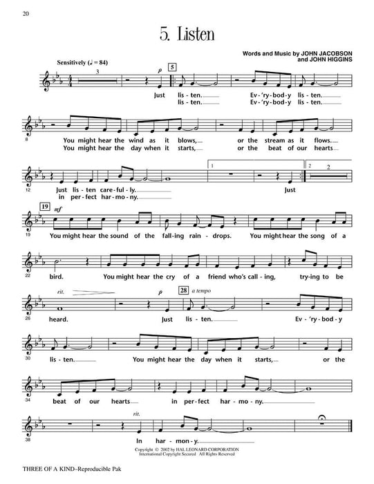 Three of a Kind (Musical) Teacher Edition | 小雅音樂 Hsiaoya Music