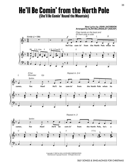 Silly Songs and Sing-Alongs for Christmas (Collection) New Lyrics to Old Favorites | 小雅音樂 Hsiaoya Music