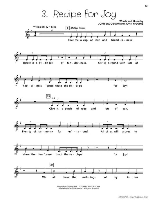 Lemonade! (Musical) A Musical for Young Singers | 小雅音樂 Hsiaoya Music