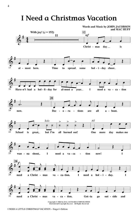 I Need a Little Christmas Vacation (Musical) All School Holiday Revue | 小雅音樂 Hsiaoya Music