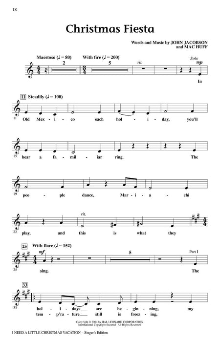 I Need a Little Christmas Vacation (Musical) All School Holiday Revue | 小雅音樂 Hsiaoya Music