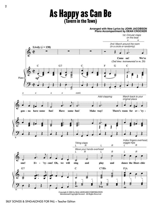 Silly Songs and Sing-Alongs for Fall (Collection) New Lyrics to Old Favorites | 小雅音樂 Hsiaoya Music