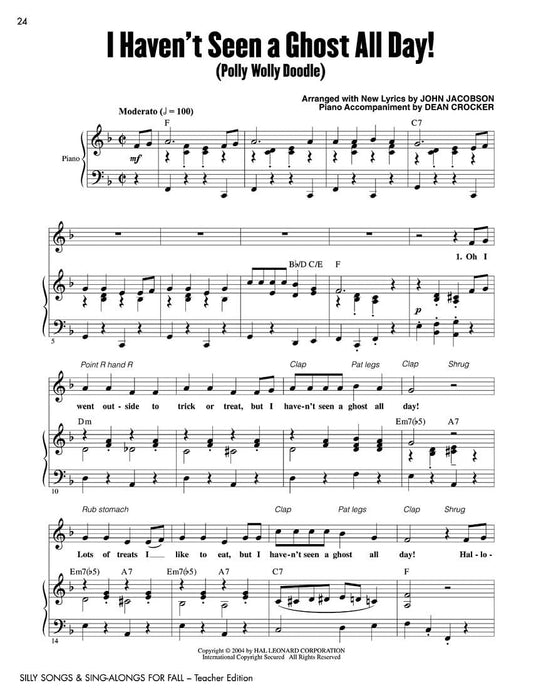 Silly Songs and Sing-Alongs for Fall (Collection) New Lyrics to Old Favorites | 小雅音樂 Hsiaoya Music