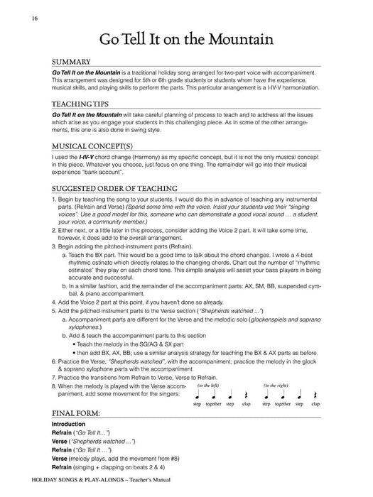 Holiday Songs and Play-Alongs Arranged for Voices and Orff Instruments 奧福 | 小雅音樂 Hsiaoya Music