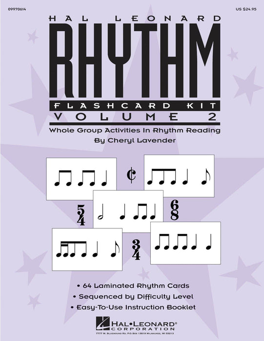 Hal Leonard Rhythm Flashcard Kit, Volume 2 Whole Group Activities in Rhythm Reading 節奏 節奏 | 小雅音樂 Hsiaoya Music