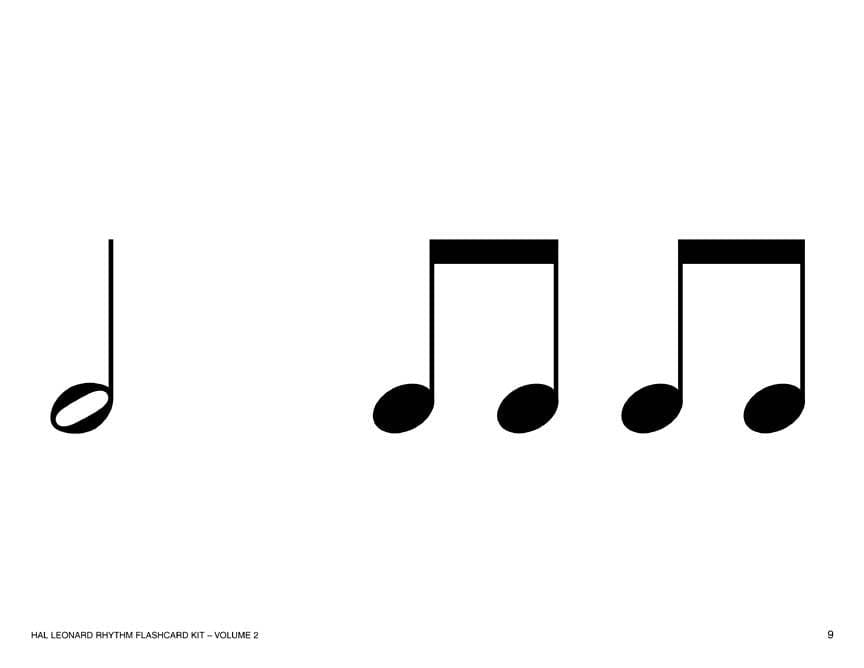 Hal Leonard Rhythm Flashcard Kit, Volume 2 Whole Group Activities in Rhythm Reading 節奏 節奏 | 小雅音樂 Hsiaoya Music