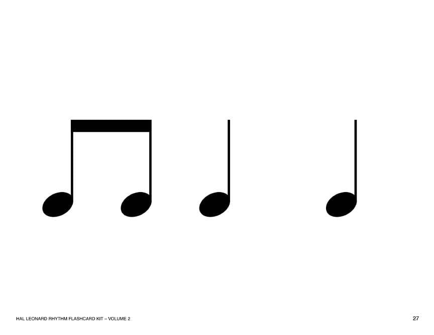 Hal Leonard Rhythm Flashcard Kit, Volume 2 Whole Group Activities in Rhythm Reading 節奏 節奏 | 小雅音樂 Hsiaoya Music