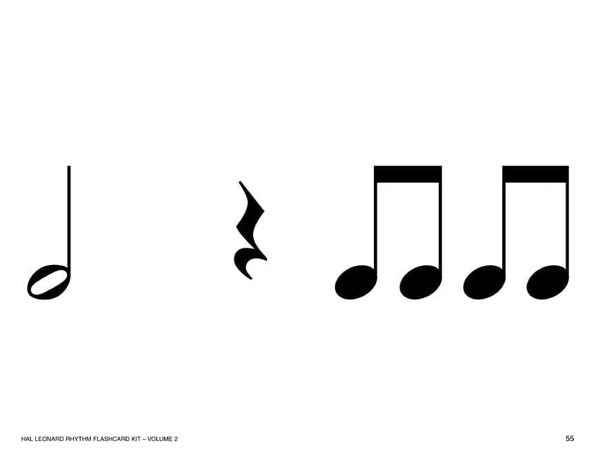 Hal Leonard Rhythm Flashcard Kit, Volume 2 Whole Group Activities in Rhythm Reading 節奏 節奏 | 小雅音樂 Hsiaoya Music