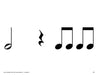 Hal Leonard Rhythm Flashcard Kit, Volume 2 Whole Group Activities in Rhythm Reading 節奏 節奏 | 小雅音樂 Hsiaoya Music