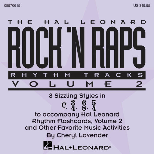 Rock 'n Raps Rhythm Tracks, Volume 2 (CD) 8 Sizzling Styles in 2/2, 6/8, 3/4, 5/4 節奏 | 小雅音樂 Hsiaoya Music