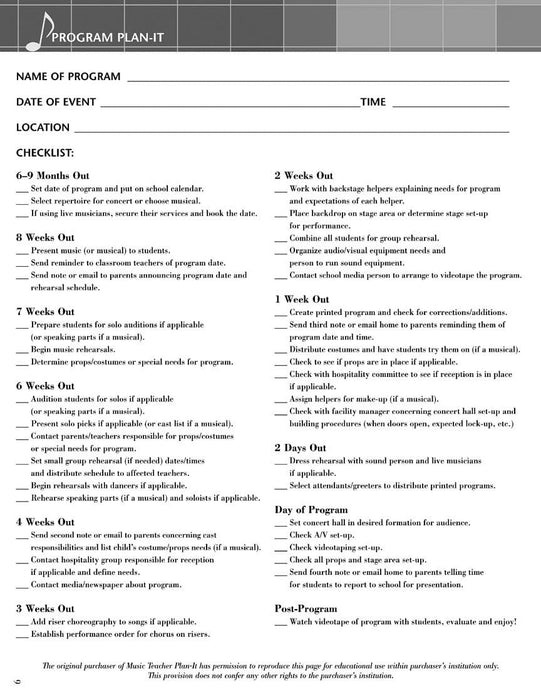 Music Teacher Plan-It Ultimate Planning Guide for General Music Teachers | 小雅音樂 Hsiaoya Music