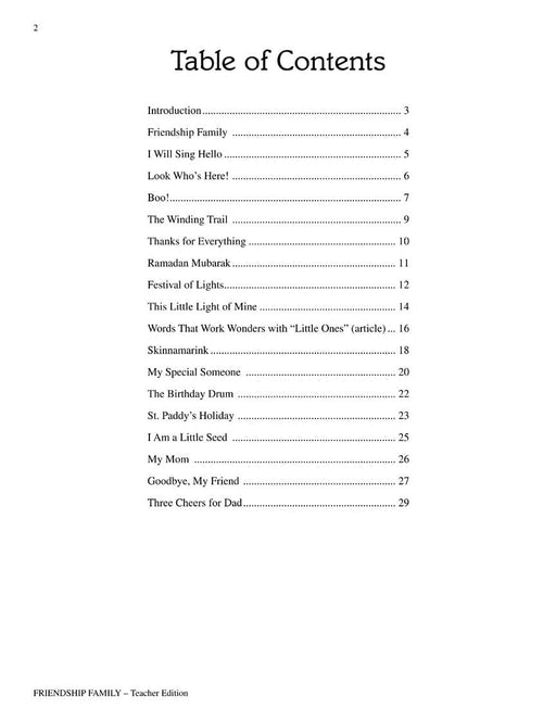 Friendship Family Seasonal Songs and Music Activities for Young Kids | 小雅音樂 Hsiaoya Music