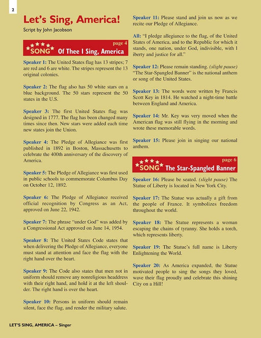 Let's Sing, America! Celebrating Our Dreams, Our Symbols, Our Freedom | 小雅音樂 Hsiaoya Music