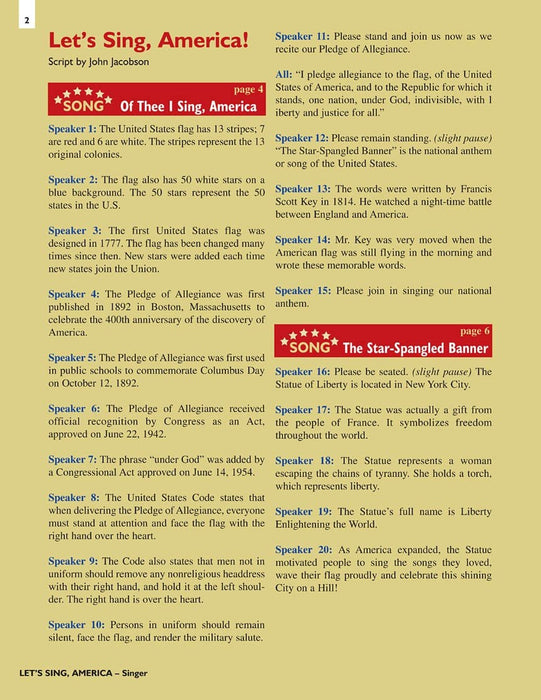 Let's Sing, America! Celebrating Our Dreams, Our Symbols, Our Freedom | 小雅音樂 Hsiaoya Music