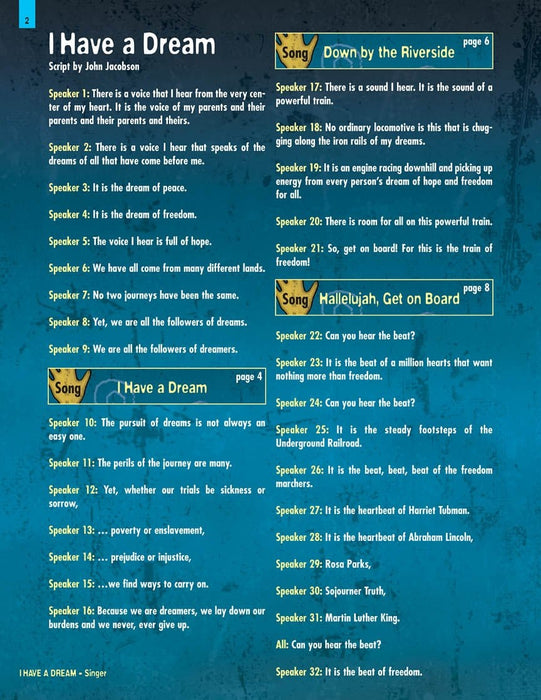 I Have a Dream Songs for Peace and Harmony 和聲 | 小雅音樂 Hsiaoya Music