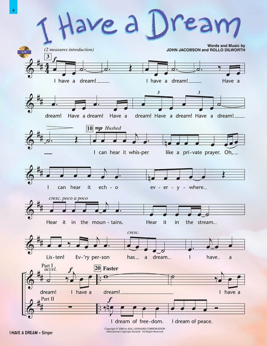 I Have a Dream Songs for Peace and Harmony 和聲 | 小雅音樂 Hsiaoya Music