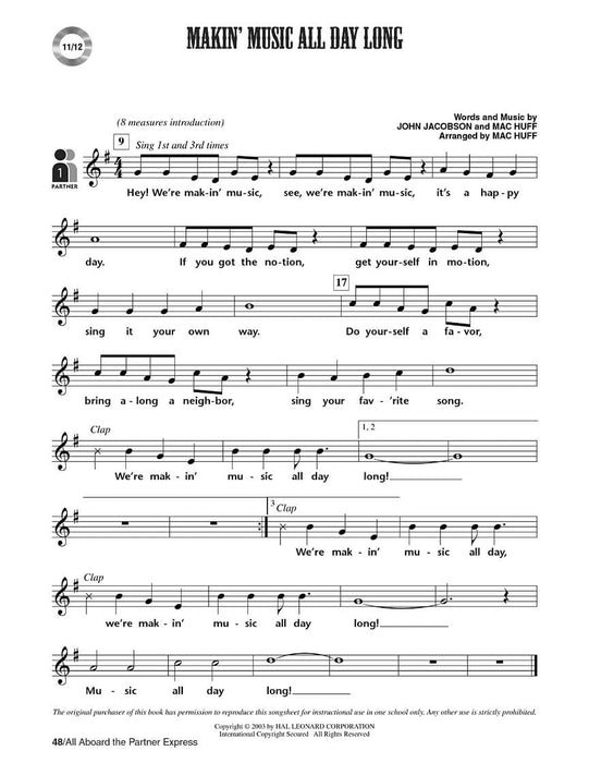 All Aboard the Partner Express Seasonal Partner Songs for Young Voices | 小雅音樂 Hsiaoya Music