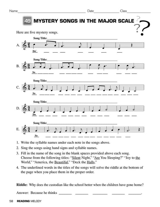 101 Music Activities Reinforce Fundamentals, Listening and Literacy | 小雅音樂 Hsiaoya Music