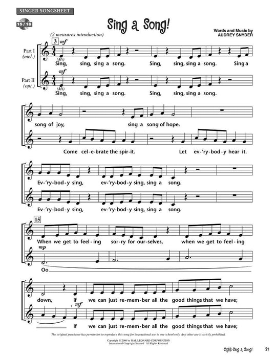 Sight-Sing a Song! (Set 1: Keys of C and F) Music Reading for the Elementary Classroom | 小雅音樂 Hsiaoya Music