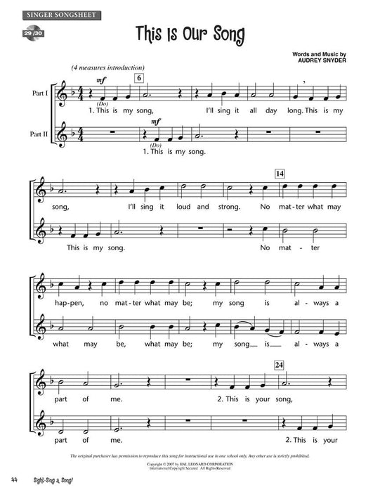 Sight-Sing a Song! (Set 1: Keys of C and F) Music Reading for the Elementary Classroom | 小雅音樂 Hsiaoya Music